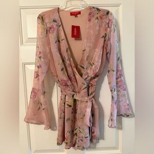 Guess Pink Floral romber with Wrap Design